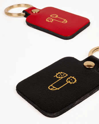 Dick keychain red and black