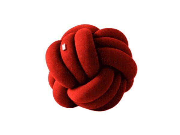 Wood'n'Wool large knotted cushion